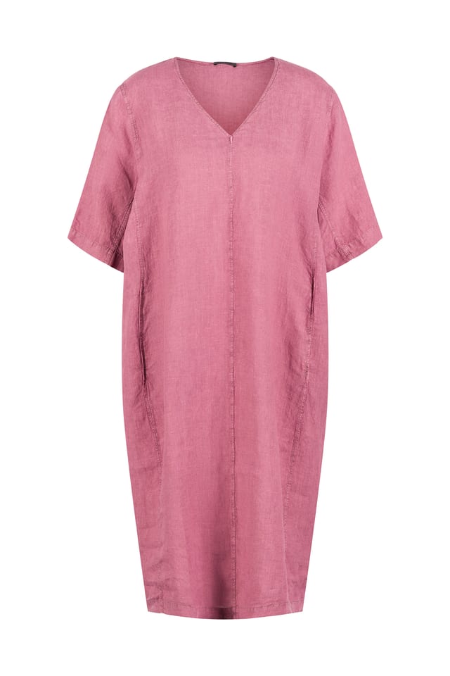 Dress 414 - Pure Linen - 342ROSE - 10240110043