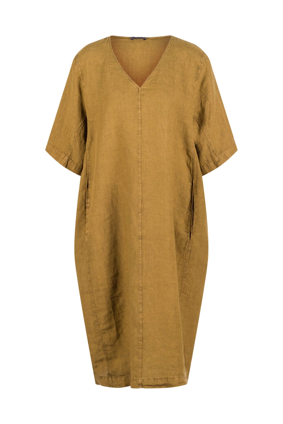 Dress 414 - Pure Linen - 842BISCUIT - 10240110043