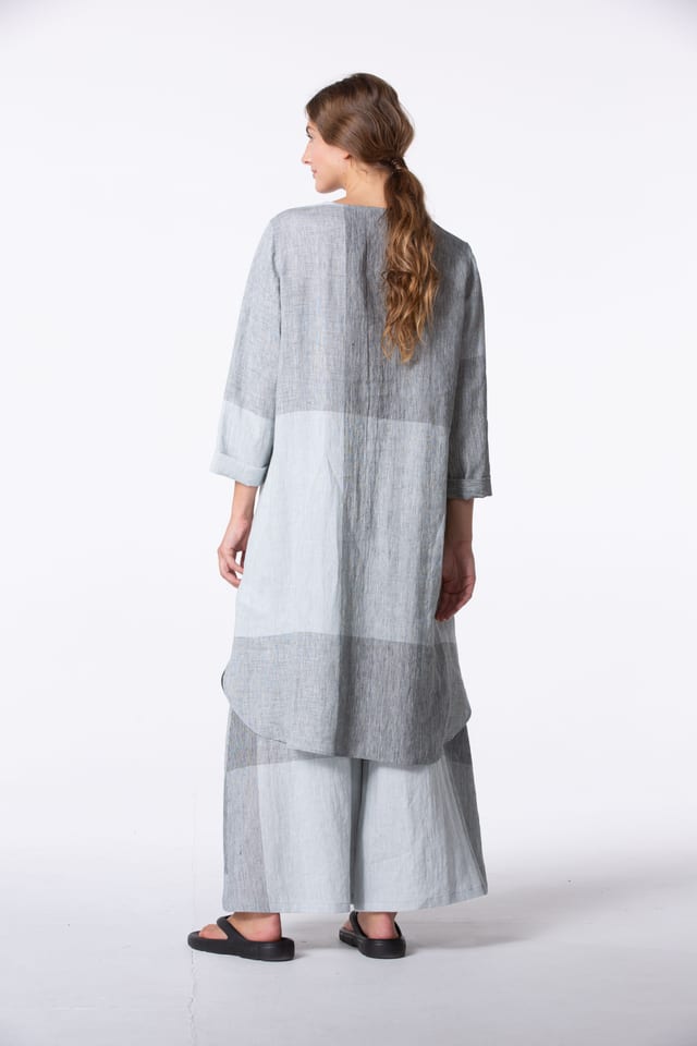 Jurk 423 - Puur Linnen - 920SILVER - 10240110045