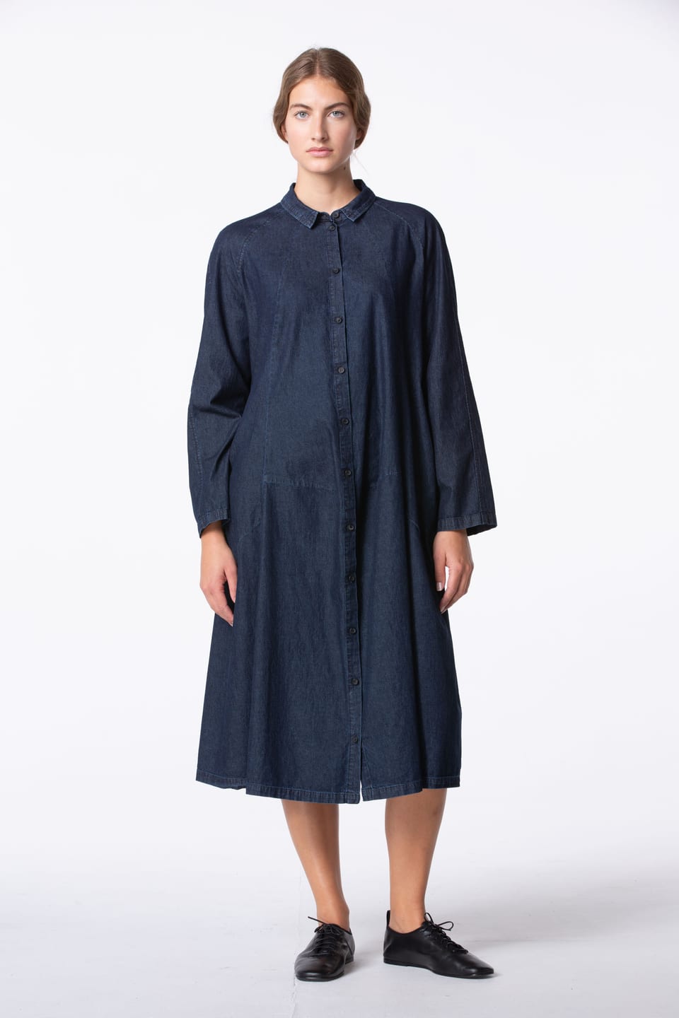 Dress 416 wash - Pure Cotton Denim - 570DENIM - 10240110047