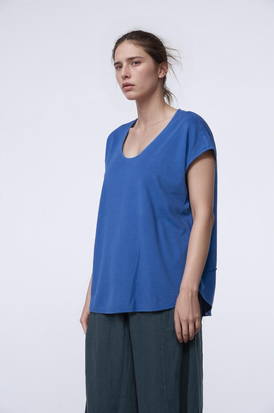 Shirt 409 - Hemp and Organic Cotton Jersey - 462NAUTICAL - 10240110052