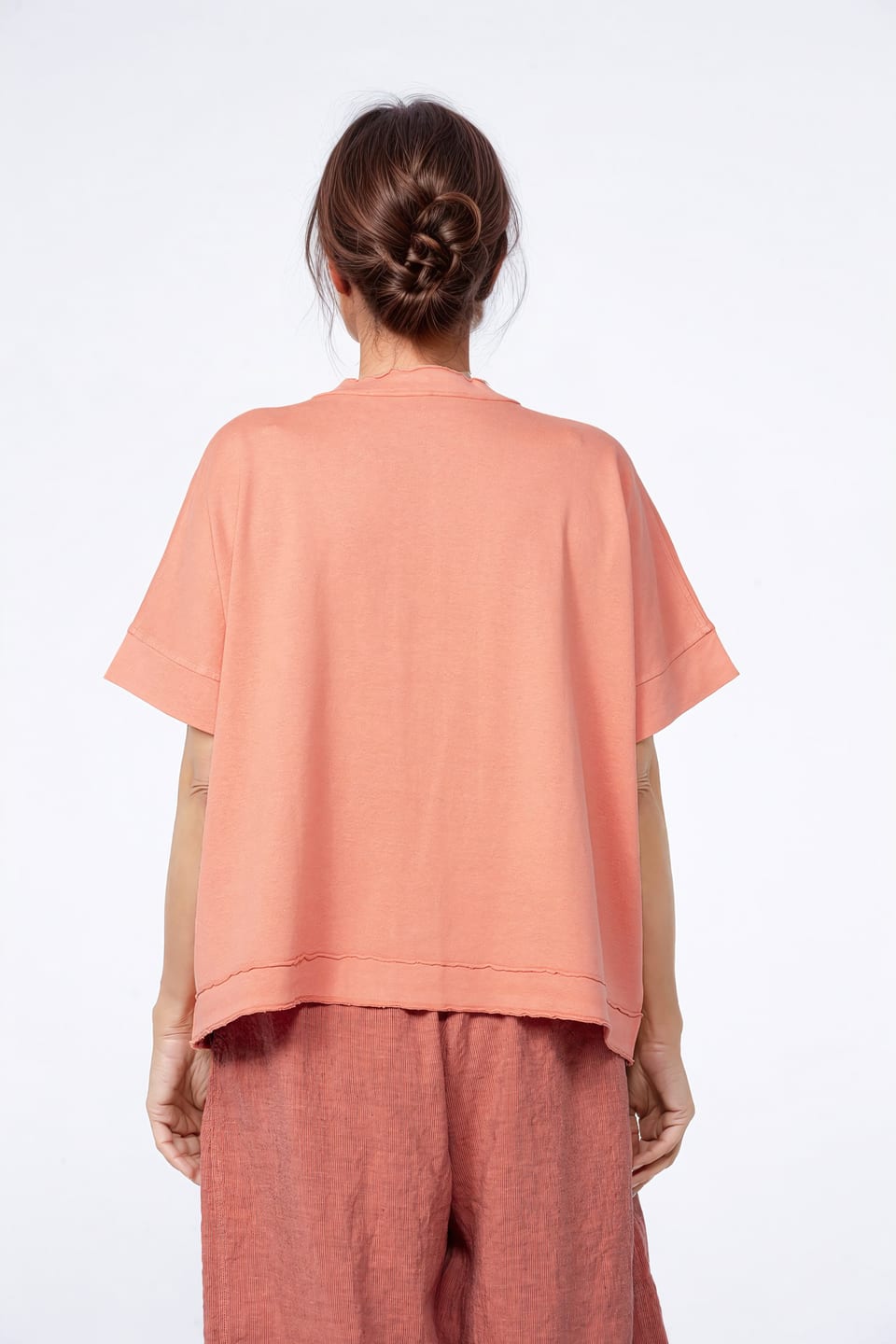 Vest 401 - Hemp and Organic Cotton Jersey - 242POMELO - 10240110053
