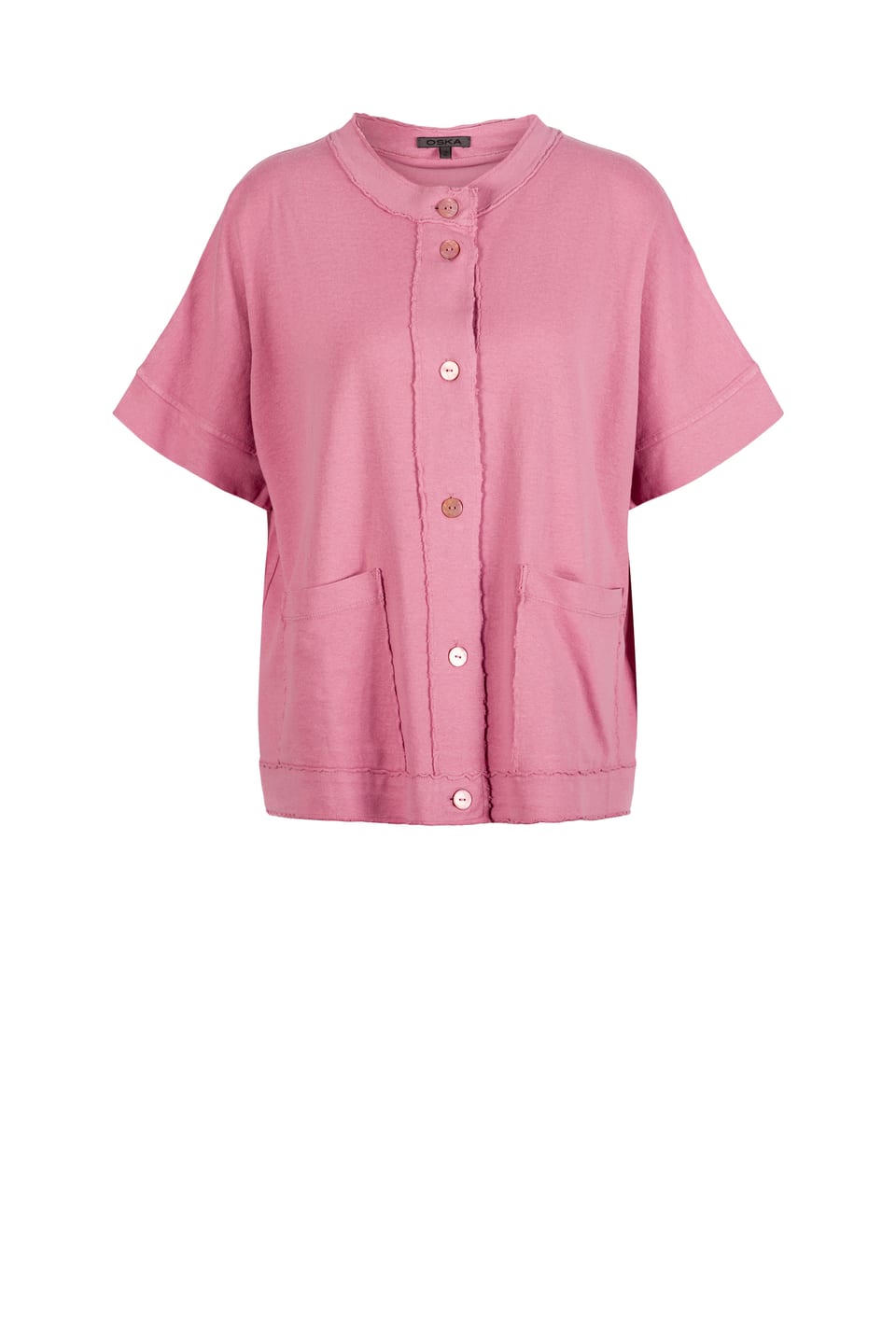 Vest 401 - Hemp and Organic Cotton Jersey - 342ROSE - 10240110053