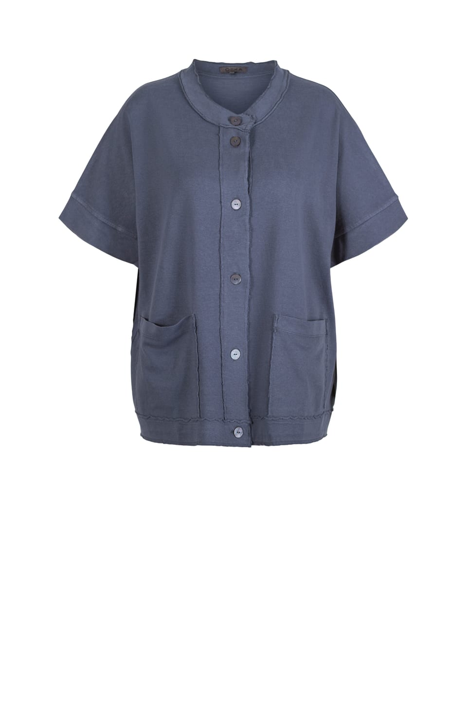 Vest 401 - Hemp and Organic Cotton Jersey - 582SLATE - 10240110053