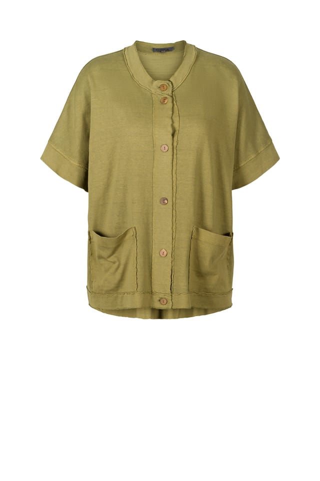Vest 401 - Hemp and Organic Cotton Jersey - 752REED - 10240110053