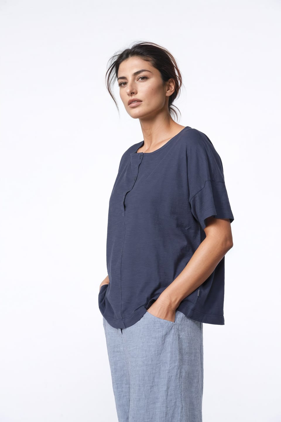 Shirt 410 - Bio-Baumwolljersey - 480NIGHT - 10240110054
