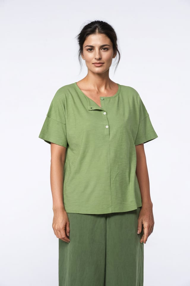Shirt 410 - Organic Cotton Jersey - 660WILLOW - 10240110054