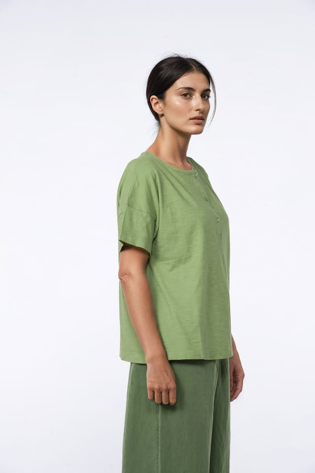Shirt 410 - Organic Cotton Jersey - 660WILLOW - 10240110054