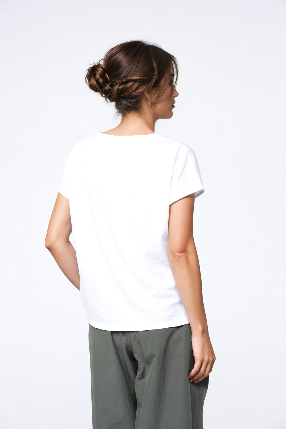 Shirt 412 - Organic Cotton Jersey - 100WHITE - 10240110056