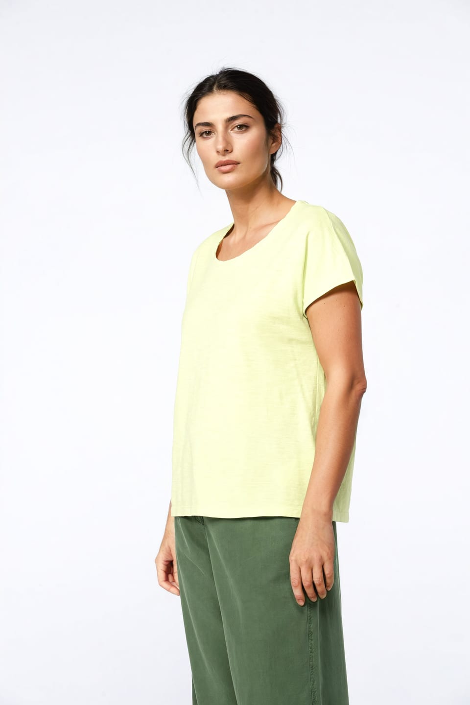 Shirt 412 - Organic Cotton Jersey - 730KIWI - 10240110056