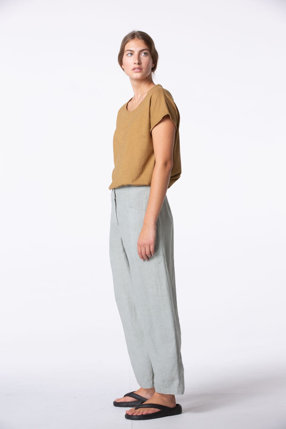Shirt 412 - Organic Cotton Jersey - 840BISCUIT - 10240110056