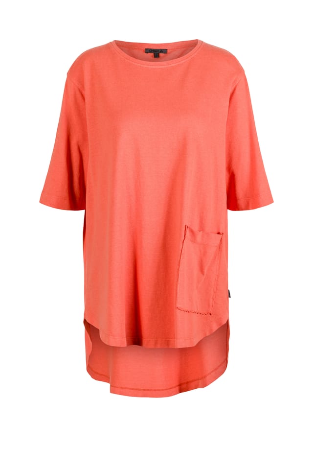 Shirt 413 - Hemp and Organic Cotton Jersey - 242POMELO - 10240110057