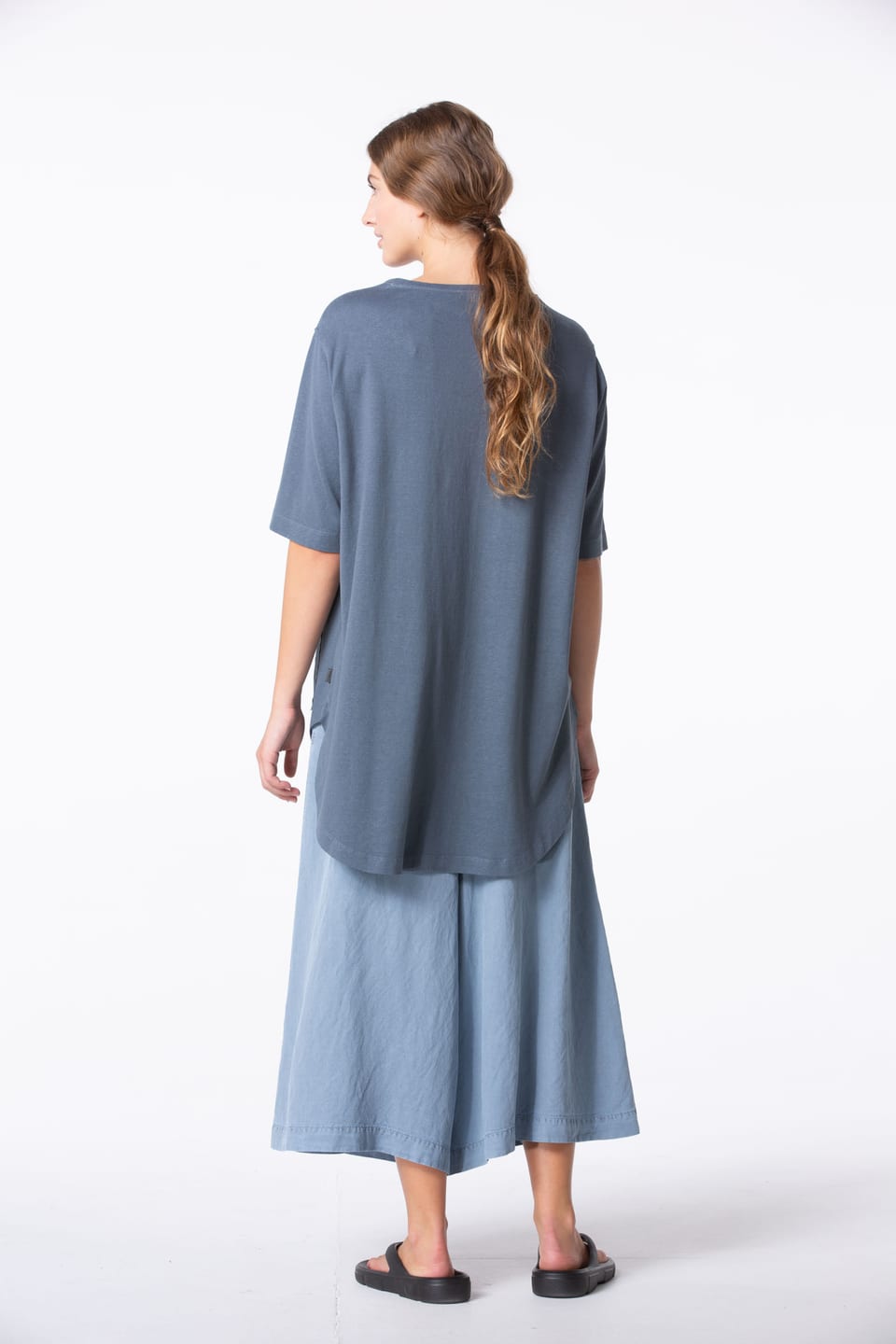 Shirt 413 - Hemp and Organic Cotton Jersey - 582SLATE - 10240110057