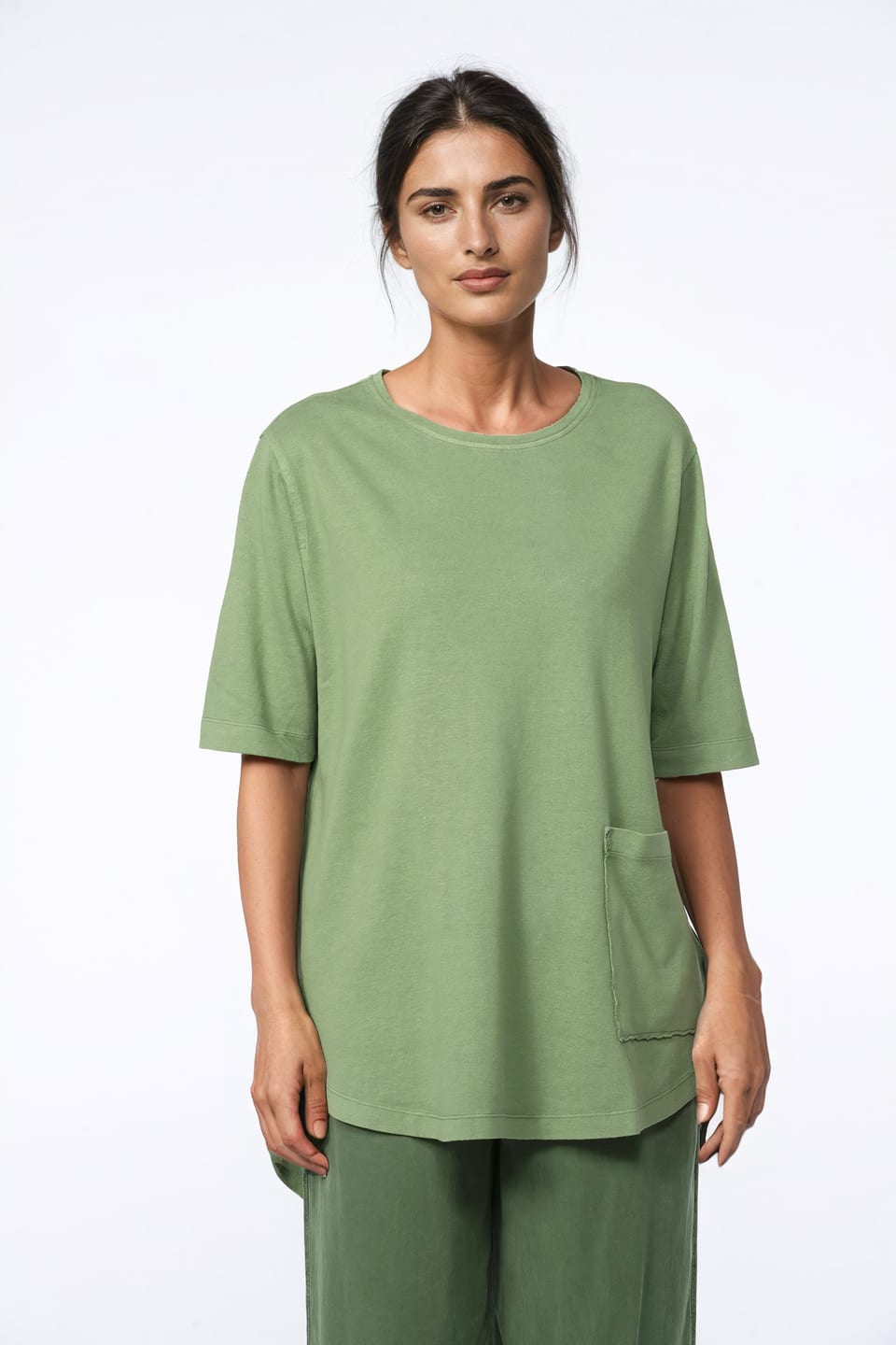 Shirt 413 - Hemp and Organic Cotton Jersey - 662WILLOW - 10240110057
