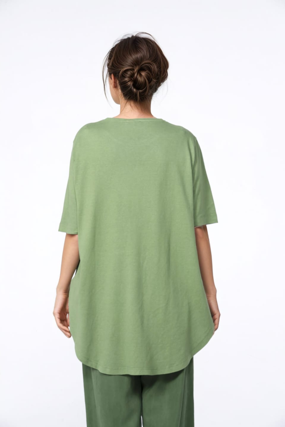 Shirt 413 - Hemp and Organic Cotton Jersey - 662WILLOW - 10240110057