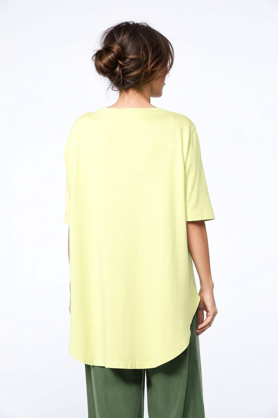 Shirt 413 - Hemp and Organic Cotton Jersey - 732KIWI - 10240110057