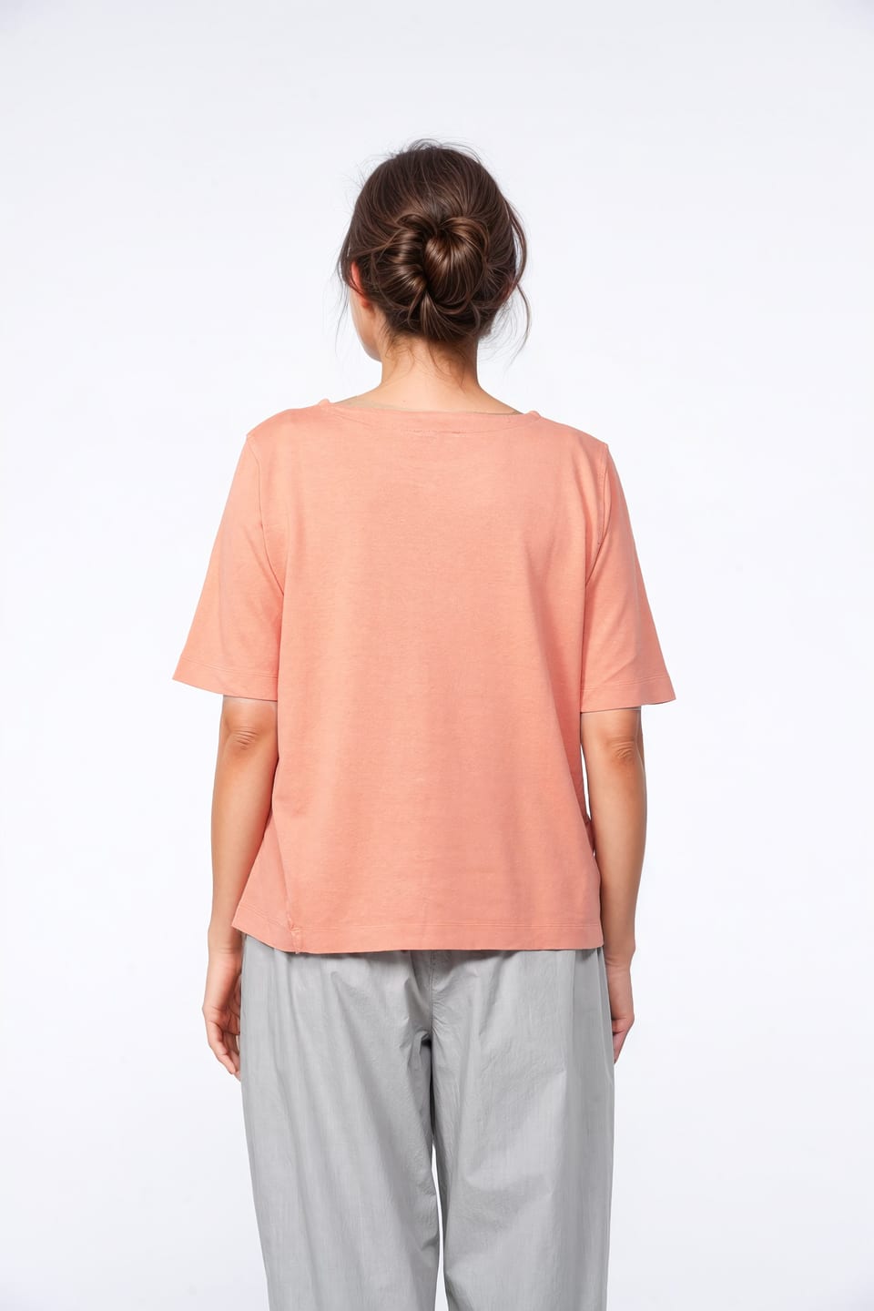 Shirt 414 - Hemp and Organic Cotton Jersey - 242POMELO - 10240110058