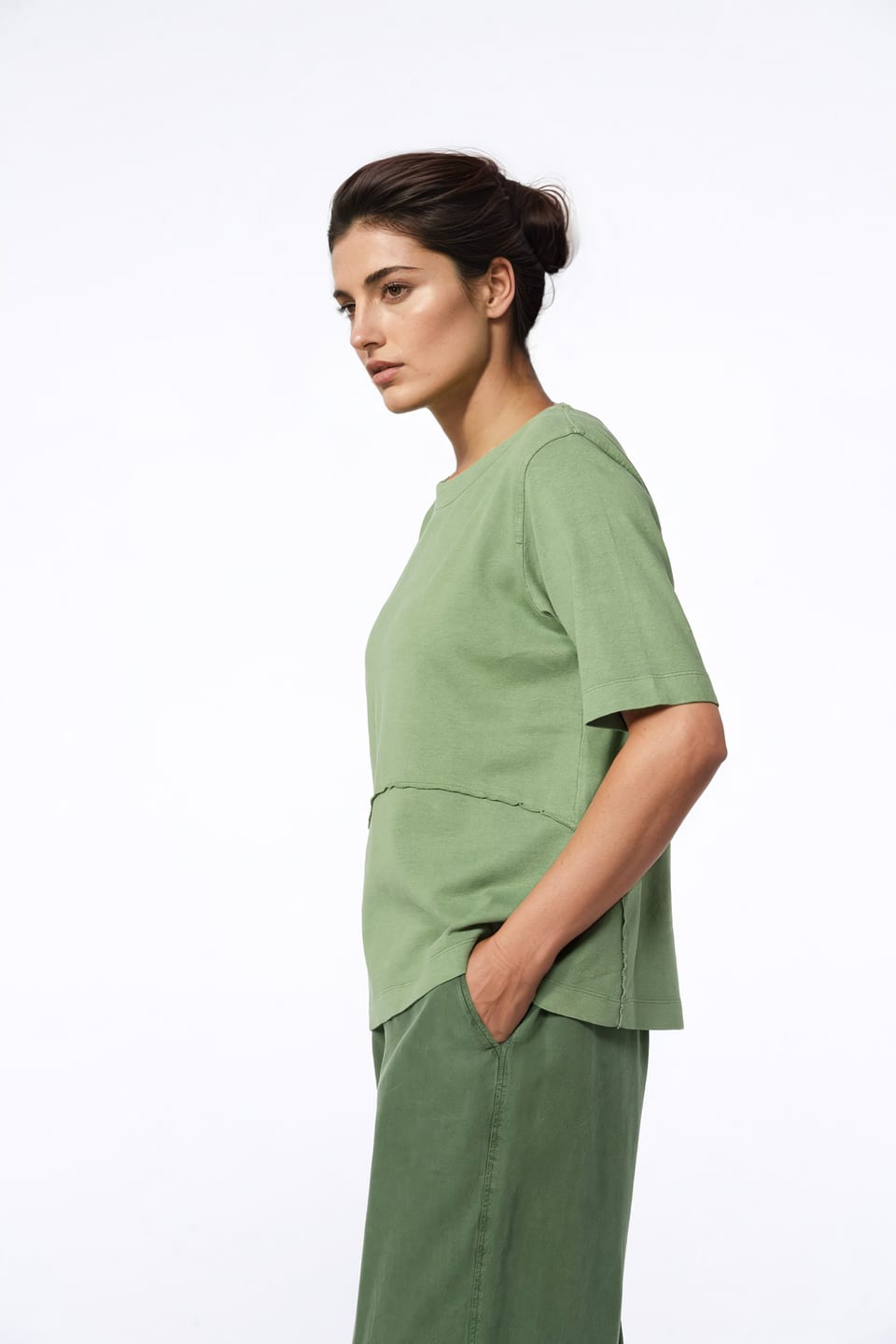 Shirt 414 - Hemp and Organic Cotton Jersey - 662WILLOW - 10240110058