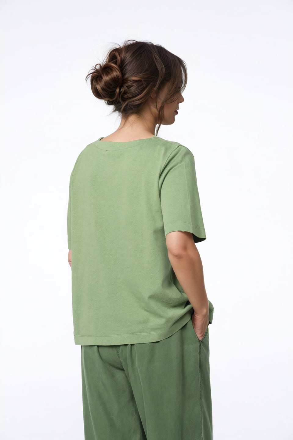 Shirt 414 - Hemp and Organic Cotton Jersey - 662WILLOW - 10240110058