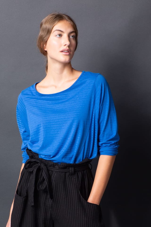 Shirt 417 - Cotton Hemp Jersey - 460NAUTICAL - 10240110061