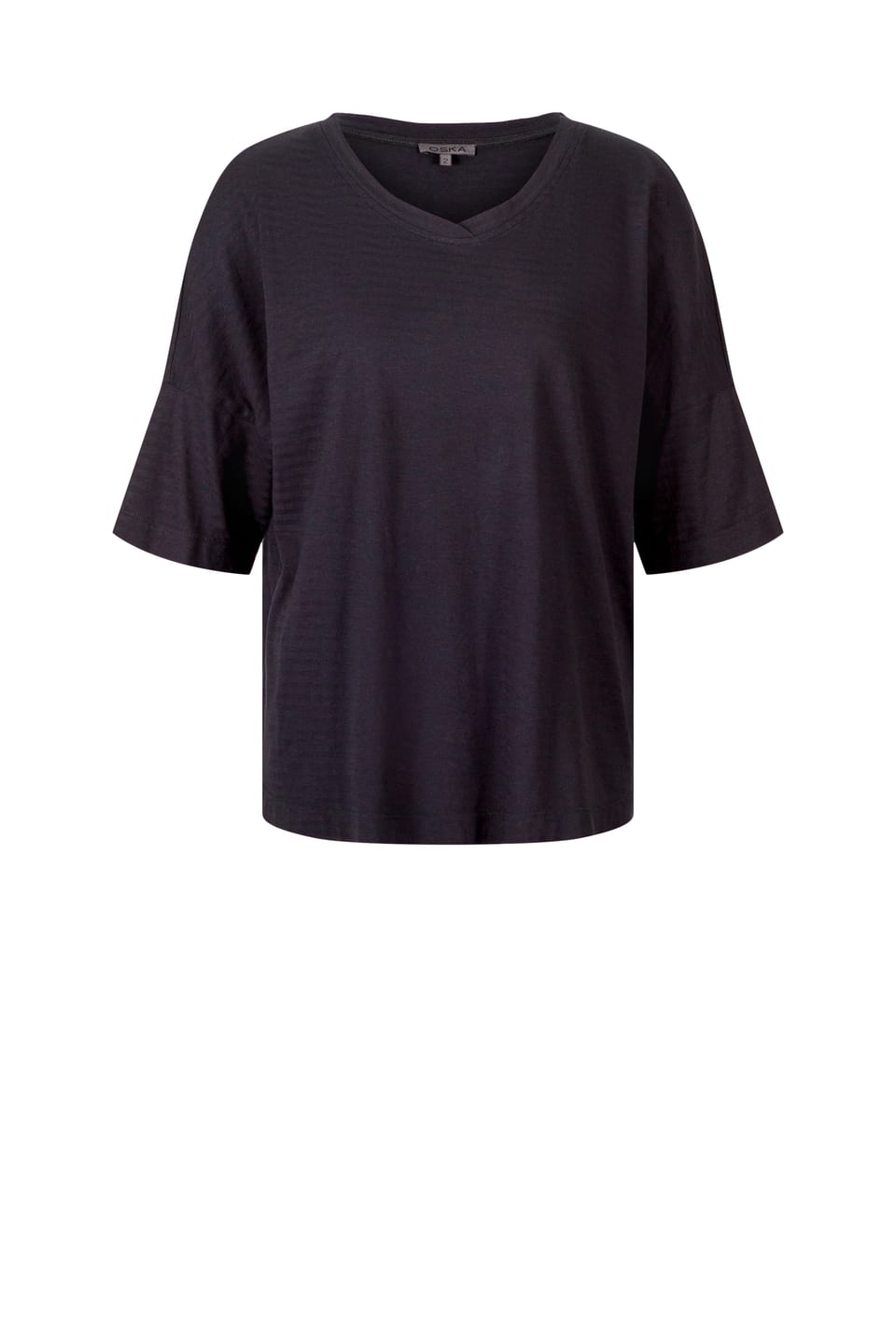 Shirt 418 - Cotton Hemp Jersey - 990BLACK - 10240110062