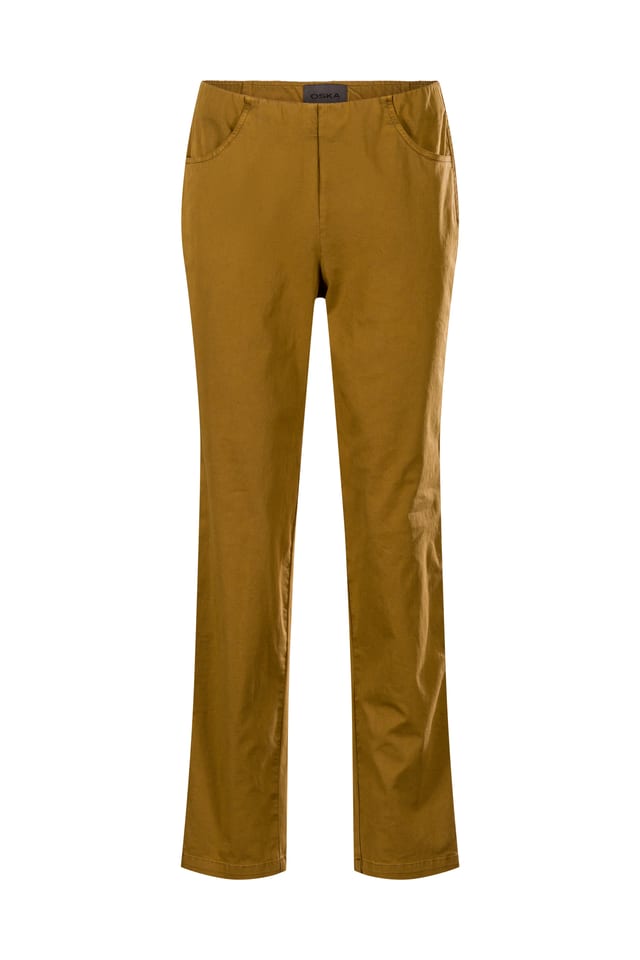 Trousers 412 - Elastic Cotton Twill - 842BISCUIT - 10240110066