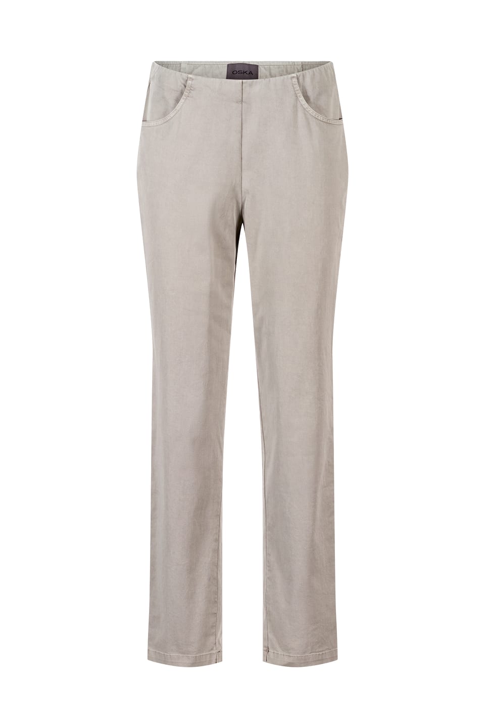 Pantalon 412 - Coton sergé stretch - 922SILVER - 10240110066