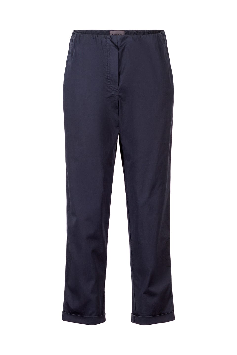 Trousers 413 - Elastic Cotton Twill - 490NAVY - 10240110067