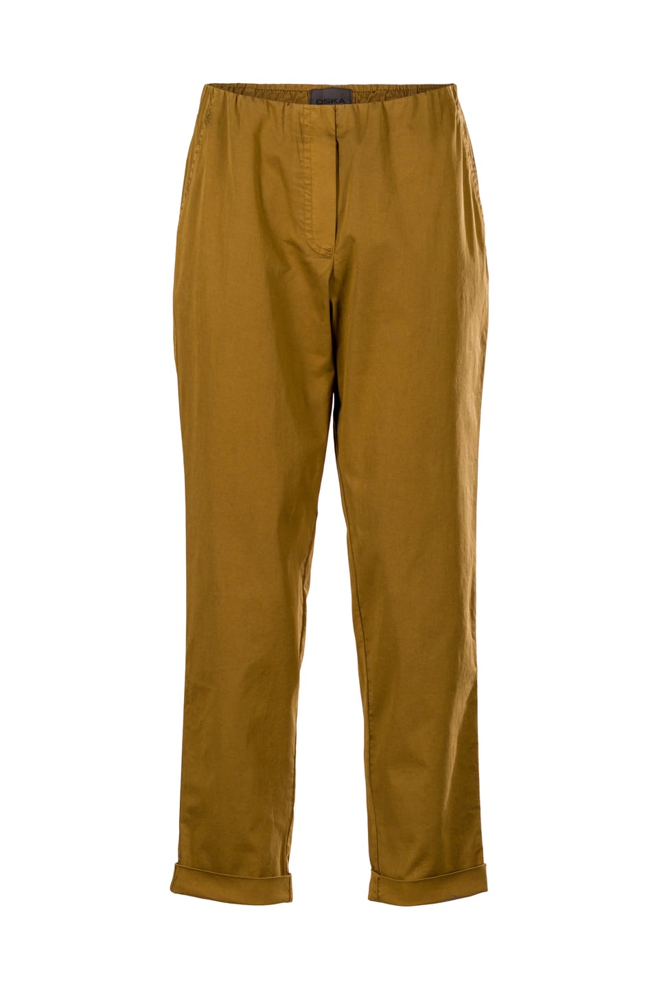 Trousers 413 - Elastic Cotton Twill - 842BISCUIT - 10240110067