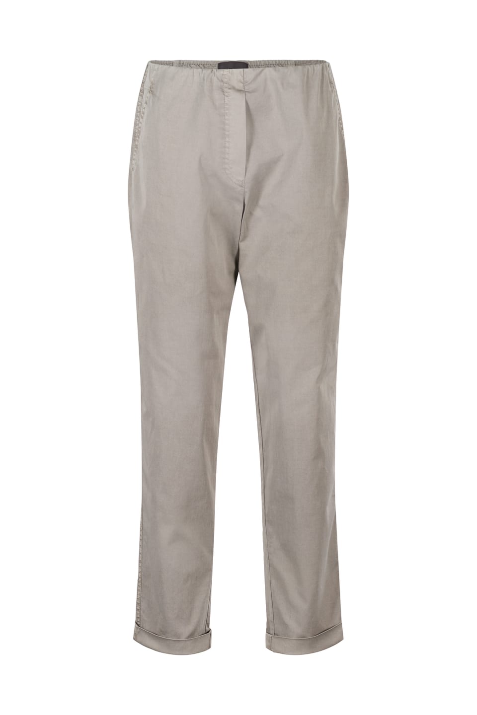 Trousers 413 - Elastic Cotton Twill - 922SILVER - 10240110067