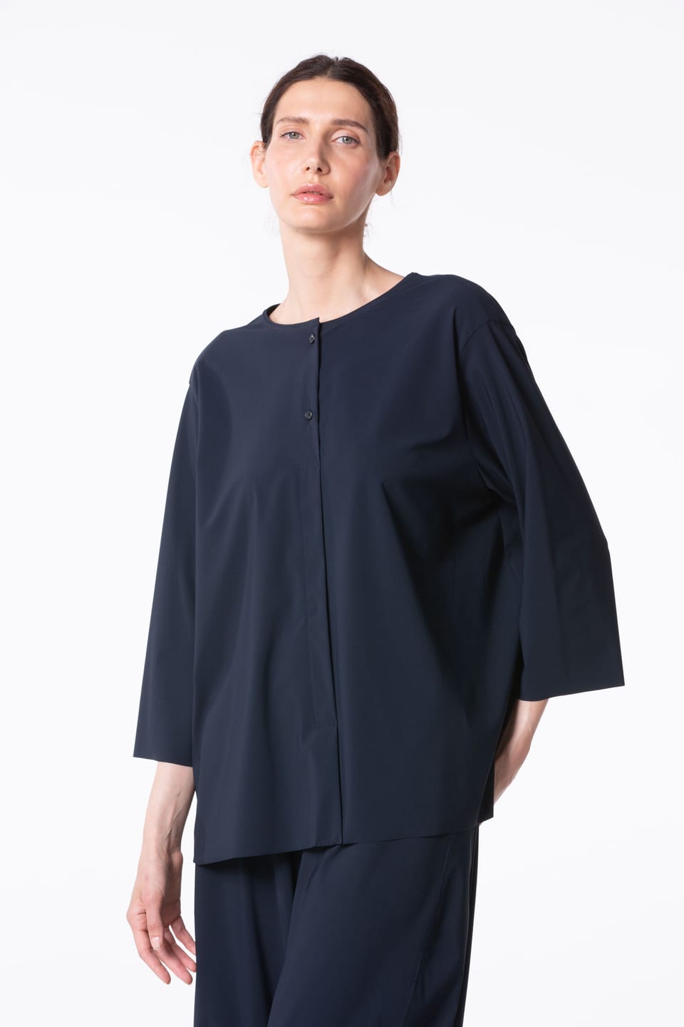 Blouse 415 - Techno Stretch - 490NAVY - 10240110073
