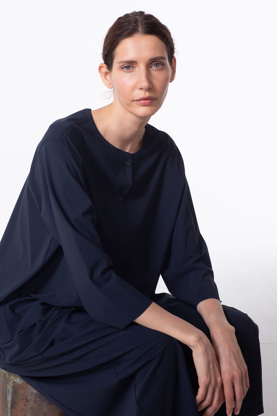 Blouse 415 - Techno Stretch - 490NAVY - 10240110073