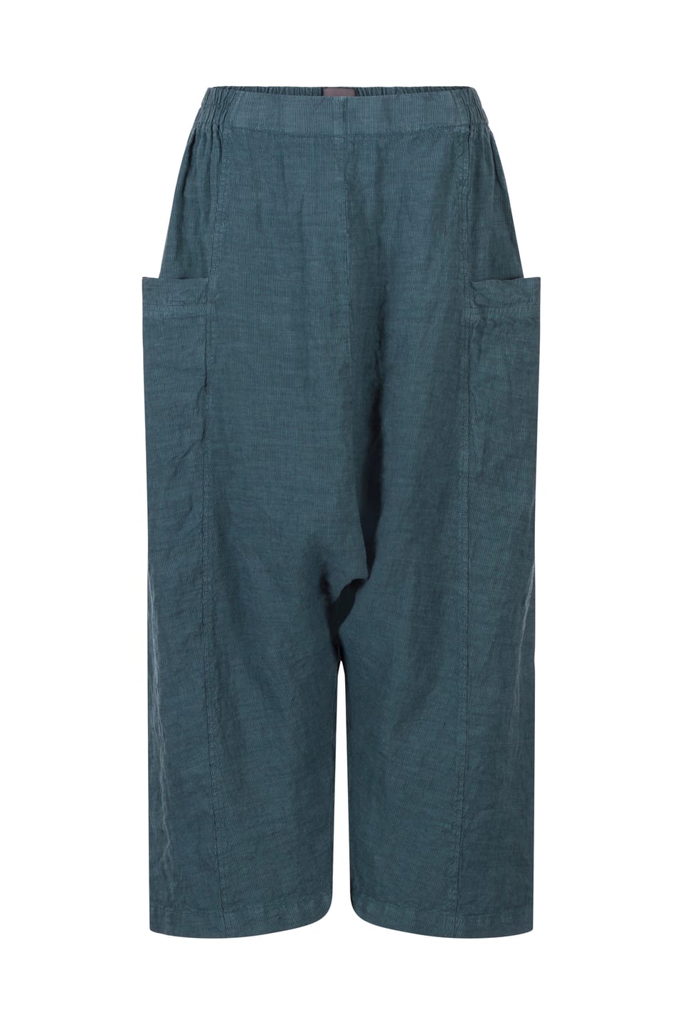 Trousers 416 - Pure Linen - 670LAKE - 10240110075