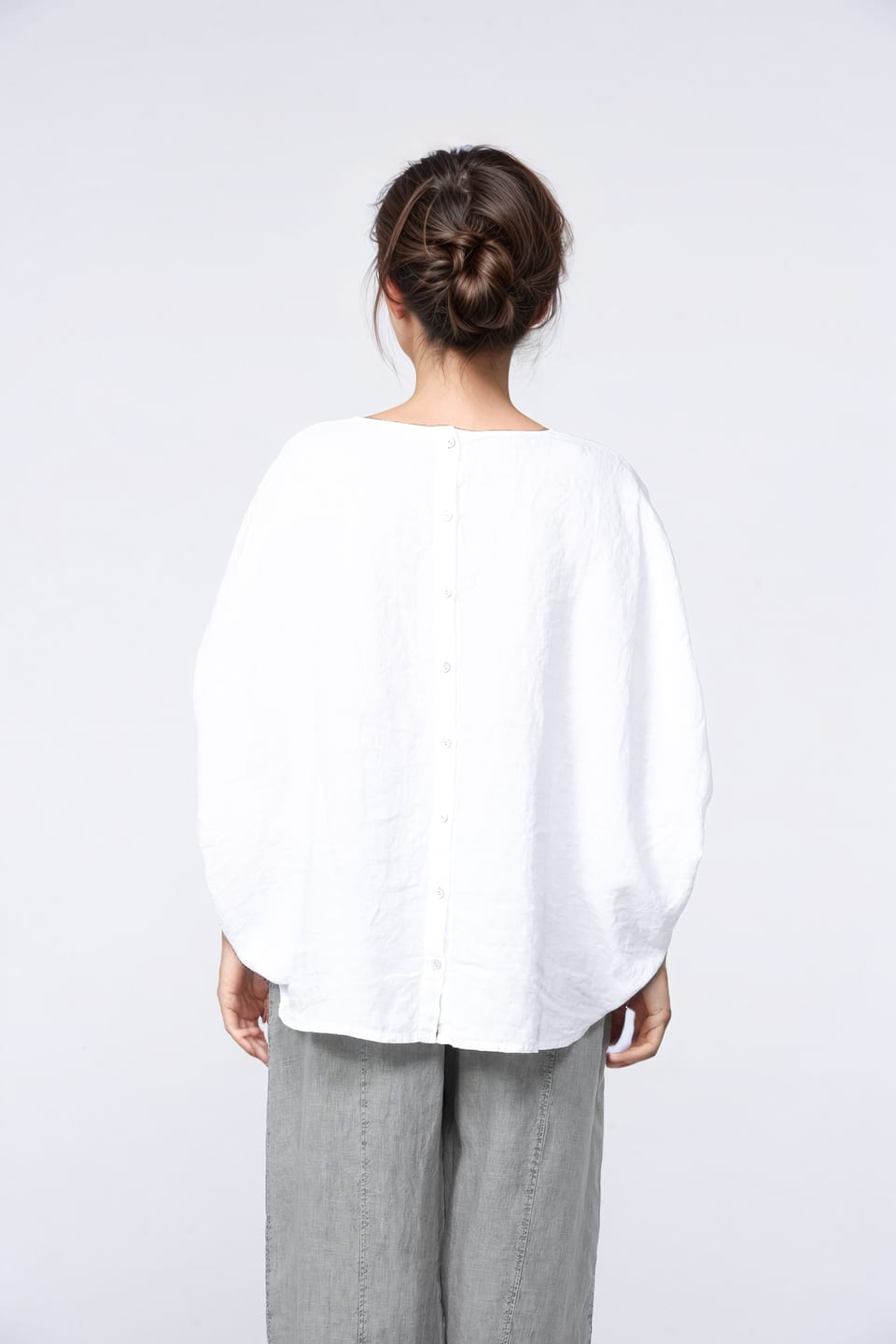 Top 401 - Pure Linen - 103WHITE - 10240110077