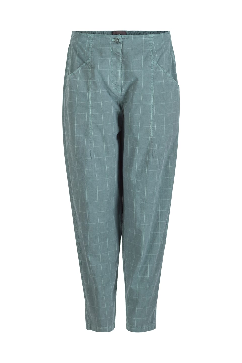 Trousers 418 - Cotton Stretch with Windowpane Check - 532CASCADE - 10240110082