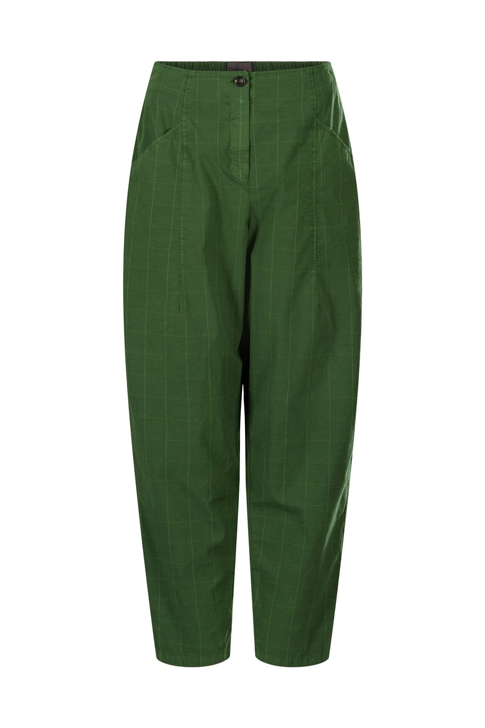 Trousers 418 - Cotton Stretch with Windowpane Check - 662WILLOW - 10240110082