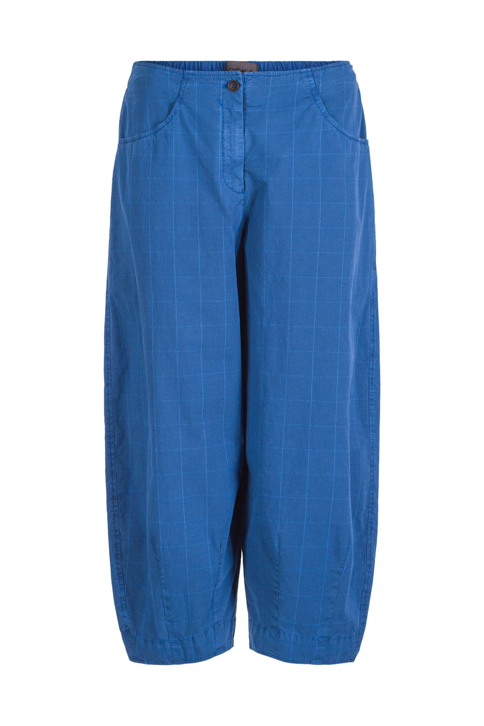 Trousers 419 - Cotton Stretch with Windowpane Check - 462NAUTICAL - 10240110083