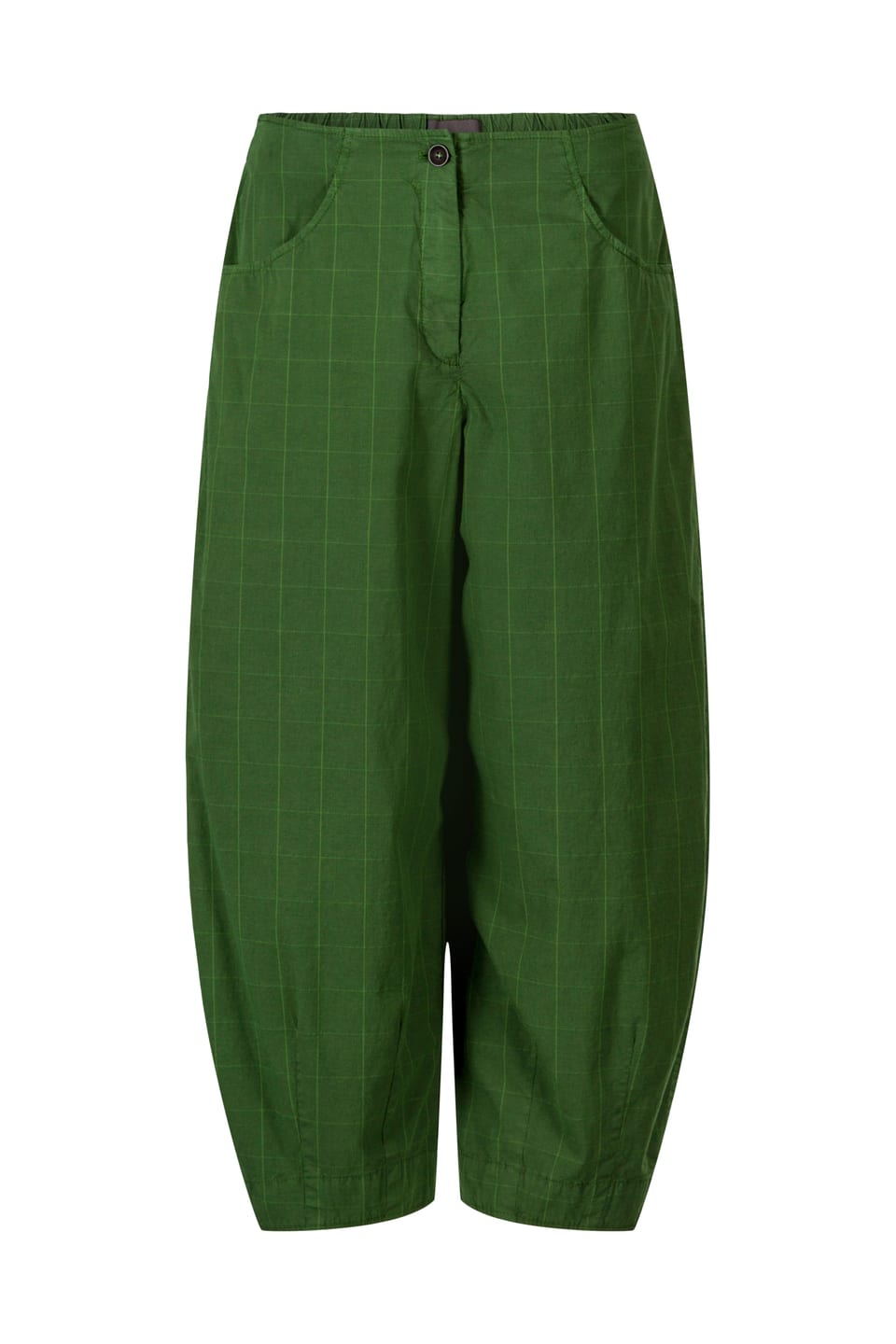Trousers 419 - Cotton Stretch with Windowpane Check - 662WILLOW - 10240110083