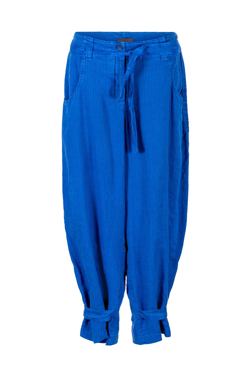 Hose 421 - Leinen-Lyocell Fischgrat mit Nadelstreifen - 462NAUTICAL - 10240110085