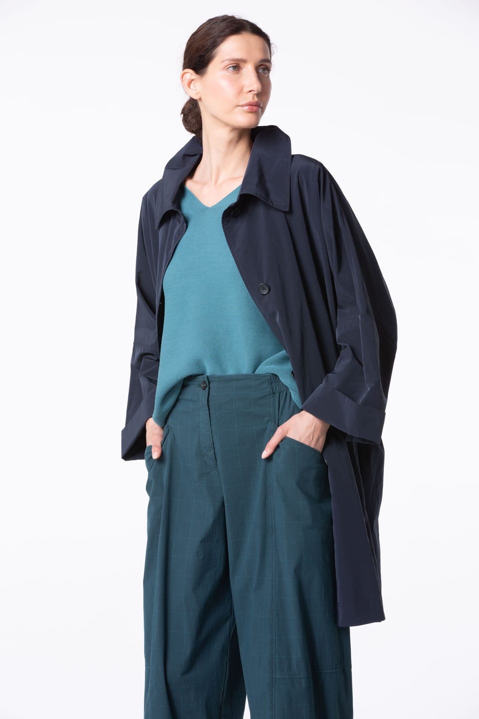 Coat 403 - Water Repellent Shell - 490NAVY - 10240110086