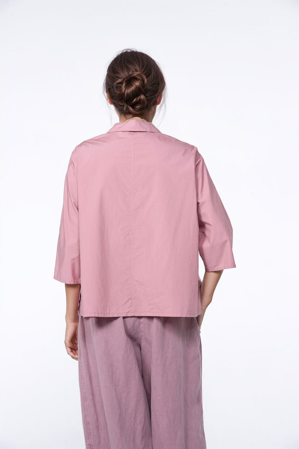 Blouse 420 - Cotton Poplin - 340ROSE - 10240110090