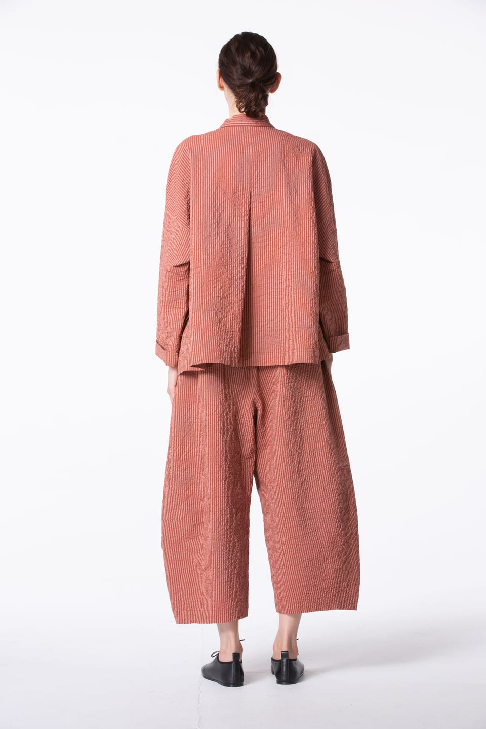 Trousers 423 - Chambray Stripes - 270COPPER - 10240110092
