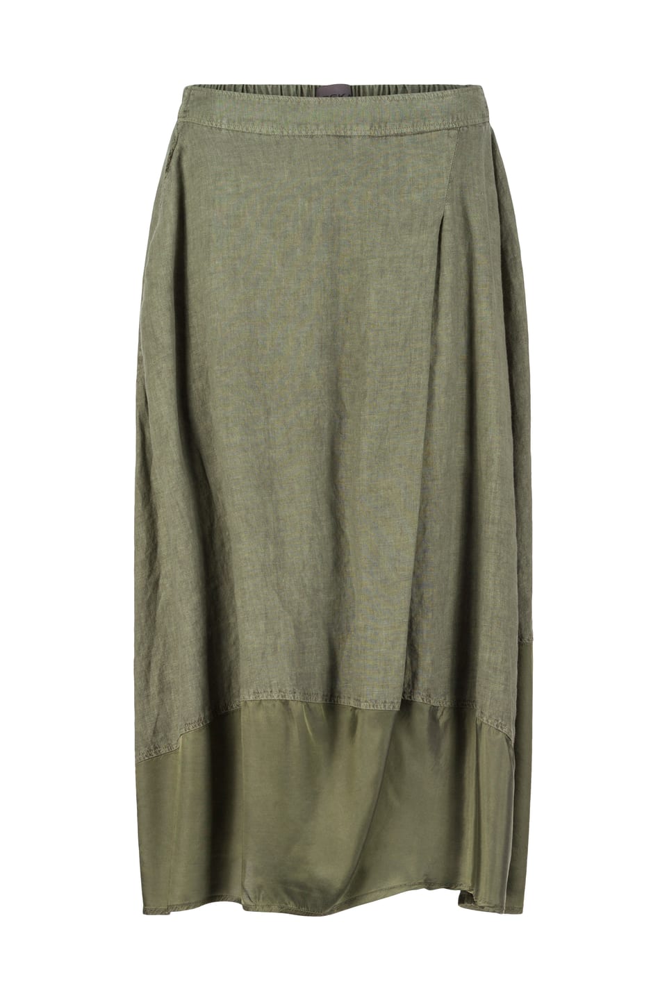 Skirt 401 - Linen with Cupro-Modal - 652PLANE - 10240110093