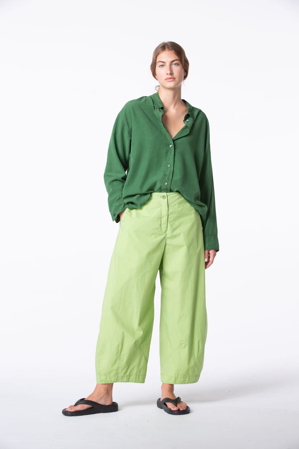 Trousers 426 - Pure Cotton - 732KIWI - 10240110100