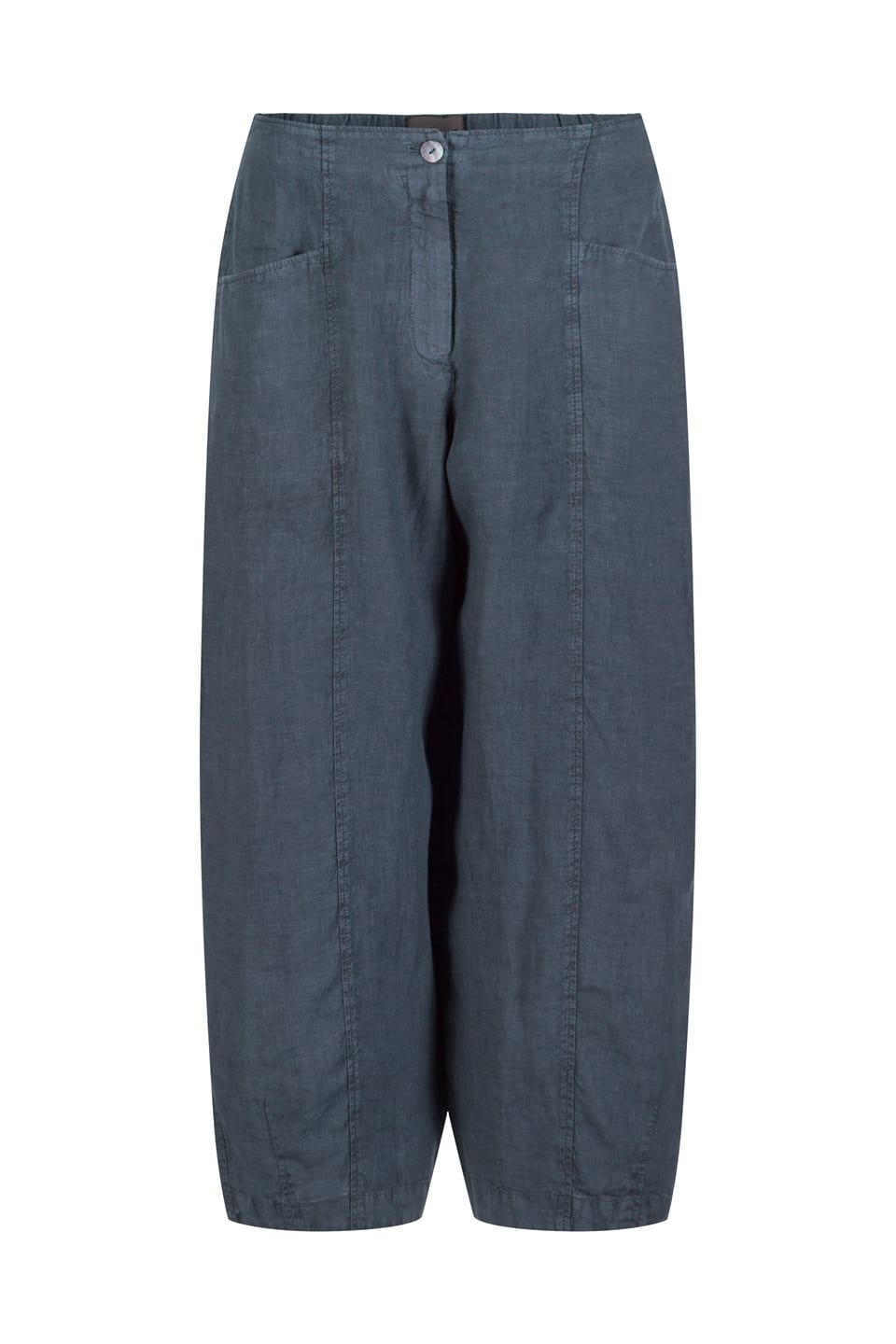 Hose 427 - Reines Leinen - 582SLATE - 10240110105