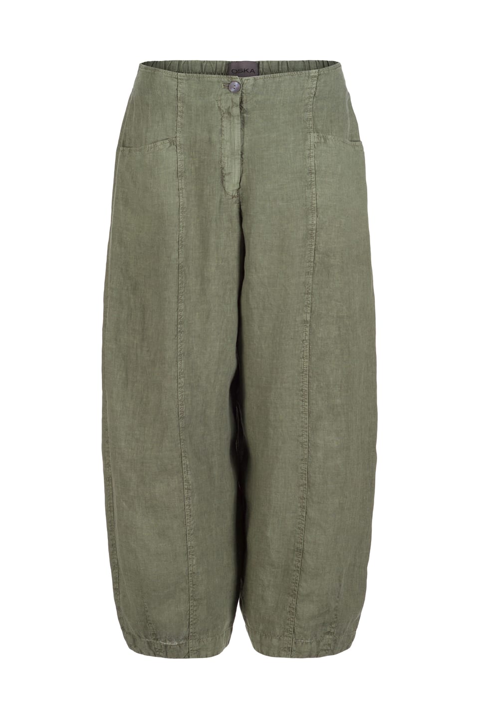 Hose 427 - Reines Leinen - 652PLANE - 10240110105