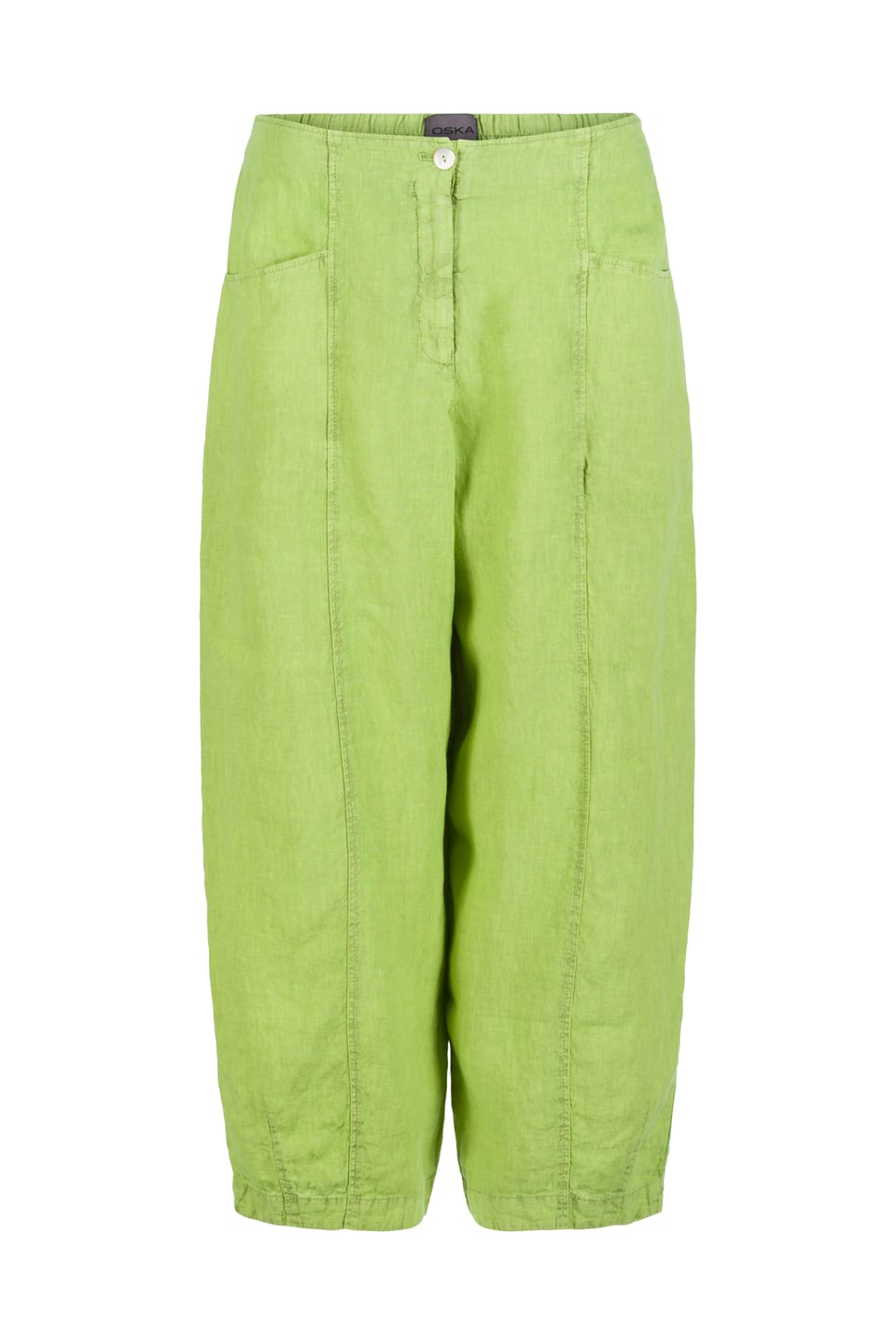 Hose 427 - Reines Leinen - 732KIWI - 10240110105
