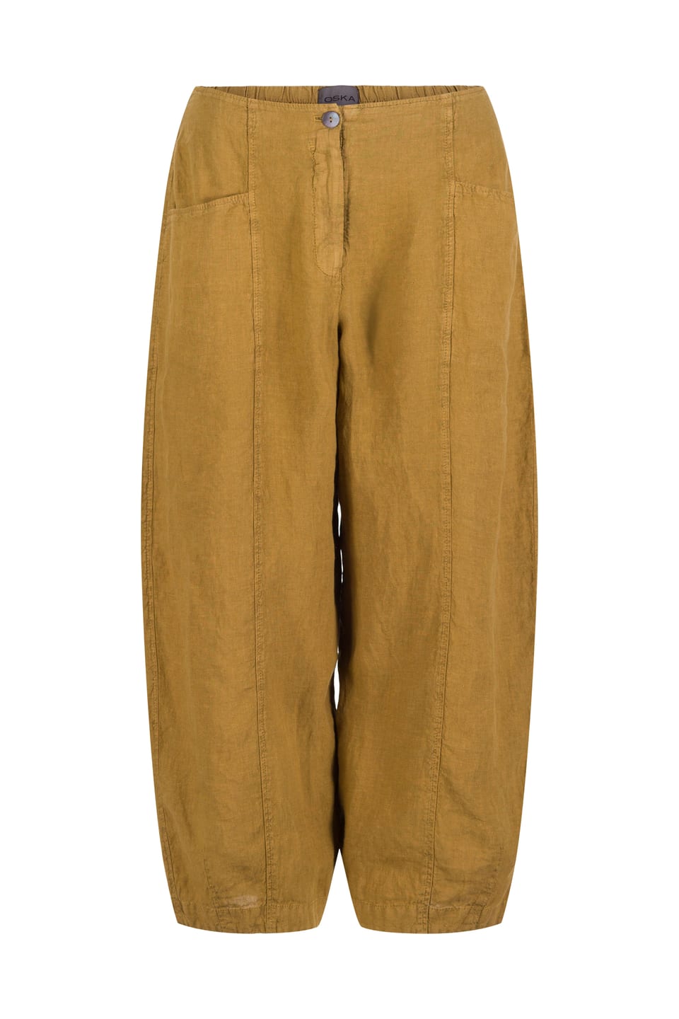 Hose 427 - Reines Leinen - 842BISCUIT - 10240110105