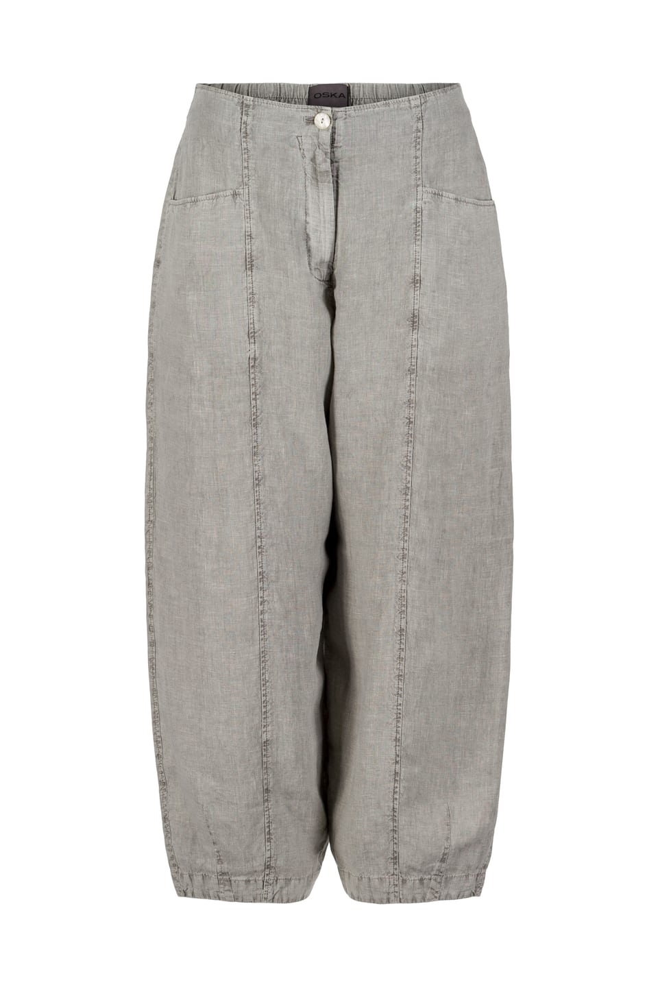 Hose 427 - Reines Leinen - 922SILVER - 10240110105