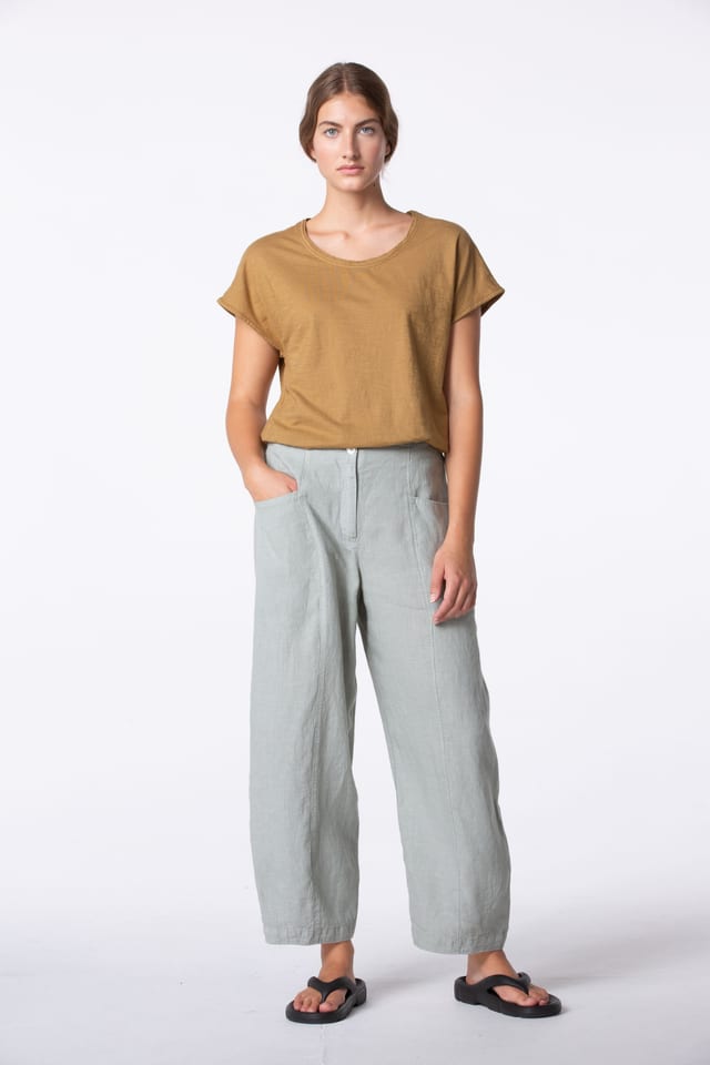 Hose 427 - Reines Leinen - 10240110105